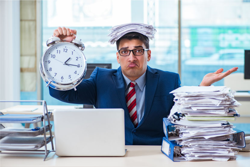 締め切りや納期が守れない