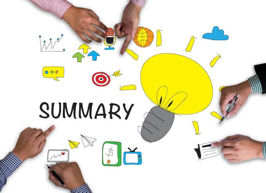 サマリー使い方例文